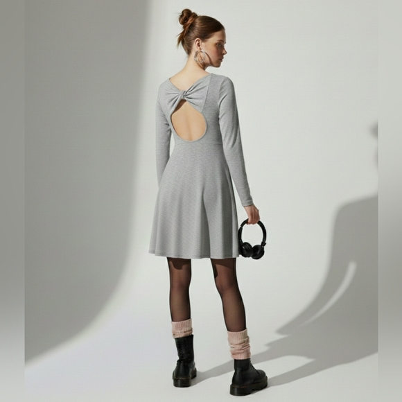 Armani Exchange Dresses & Skirts - Vintage Armani Exchange Twist-Back Dress - 90s Grunge Balletcore - XS